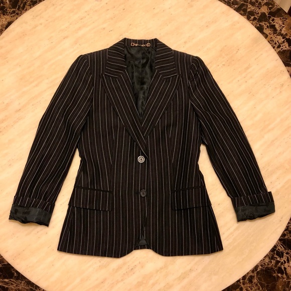Auth GUCCI Striped Blazer Size 40 US4 - Picture 2 of 10